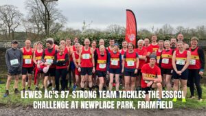 Lewes AC’s 37-strong team tackles the ESSCCL challenge at Newplace Park, Framfield | Lewes Athletic Club