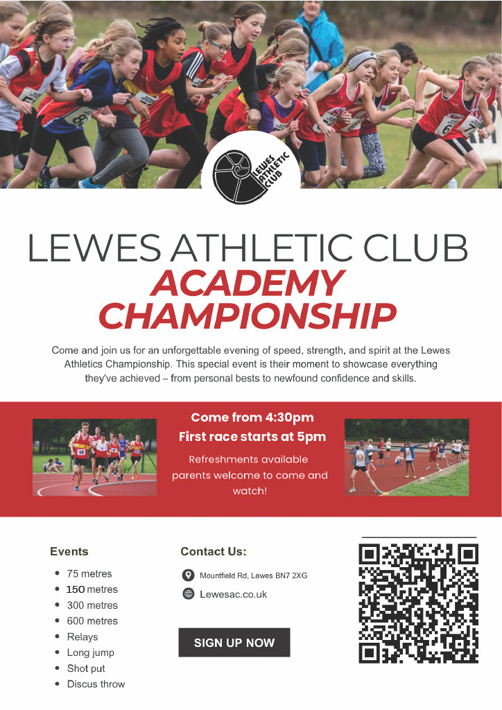 Lewes AC Academy Championships 2025 Lewes AC Academy Championships