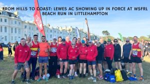 Lewes AC Members at the WSFRL Beach Run 2025