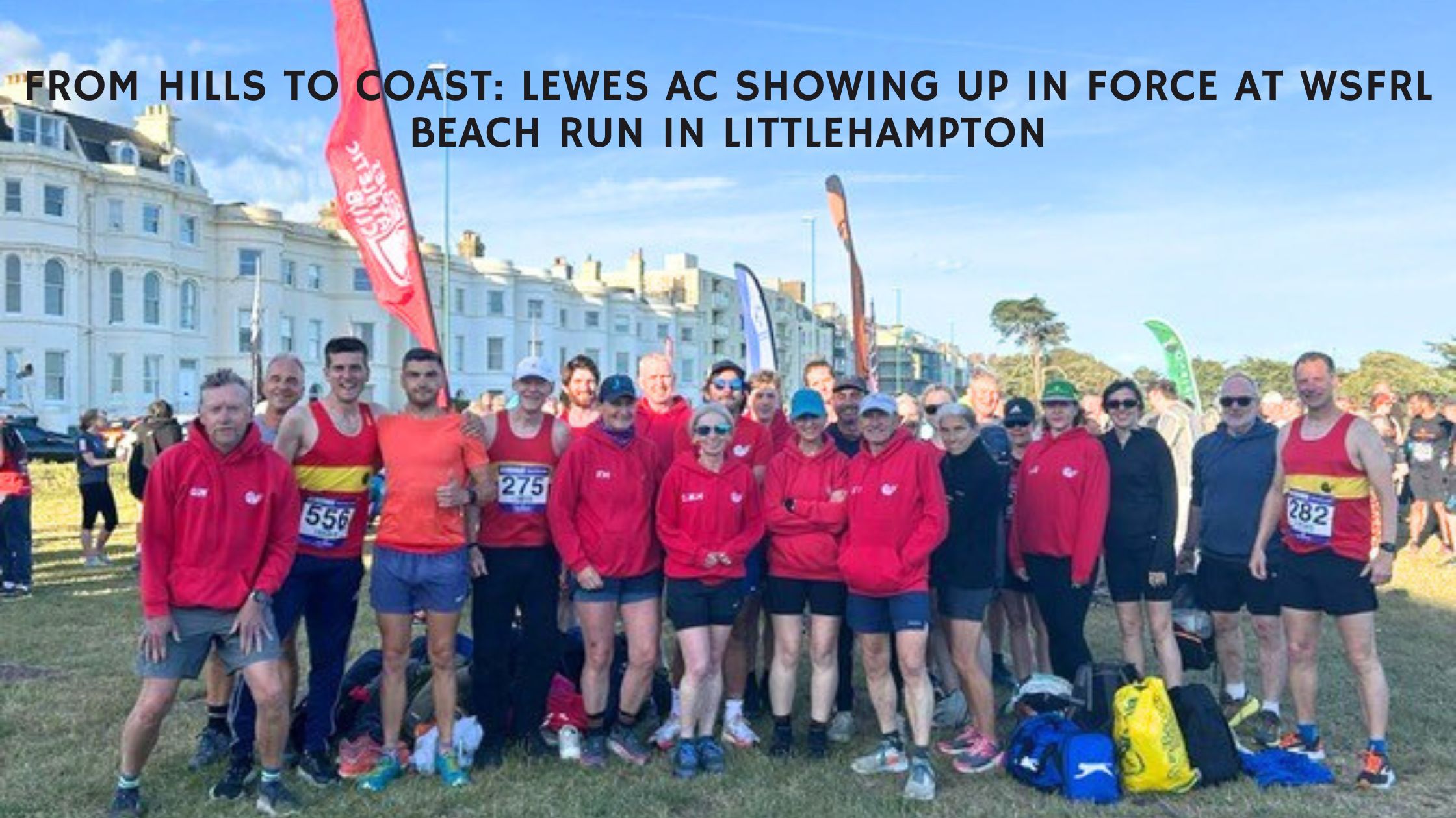 wsfrl beach run Lewes AC Members at the WSFRL Beach Run 2025