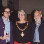 Chair and Former Chair with the Mayor | Lewes Athletic Club's 40th birthday