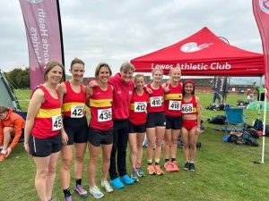 2025 2026 Sussex Cross Country League Fixture 1 Goodwood Senior Women