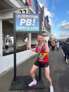 2025 Chichester 10k PB 3