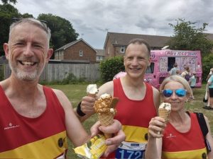 2025 WSFRL Downland Dash Post Run Icecream
