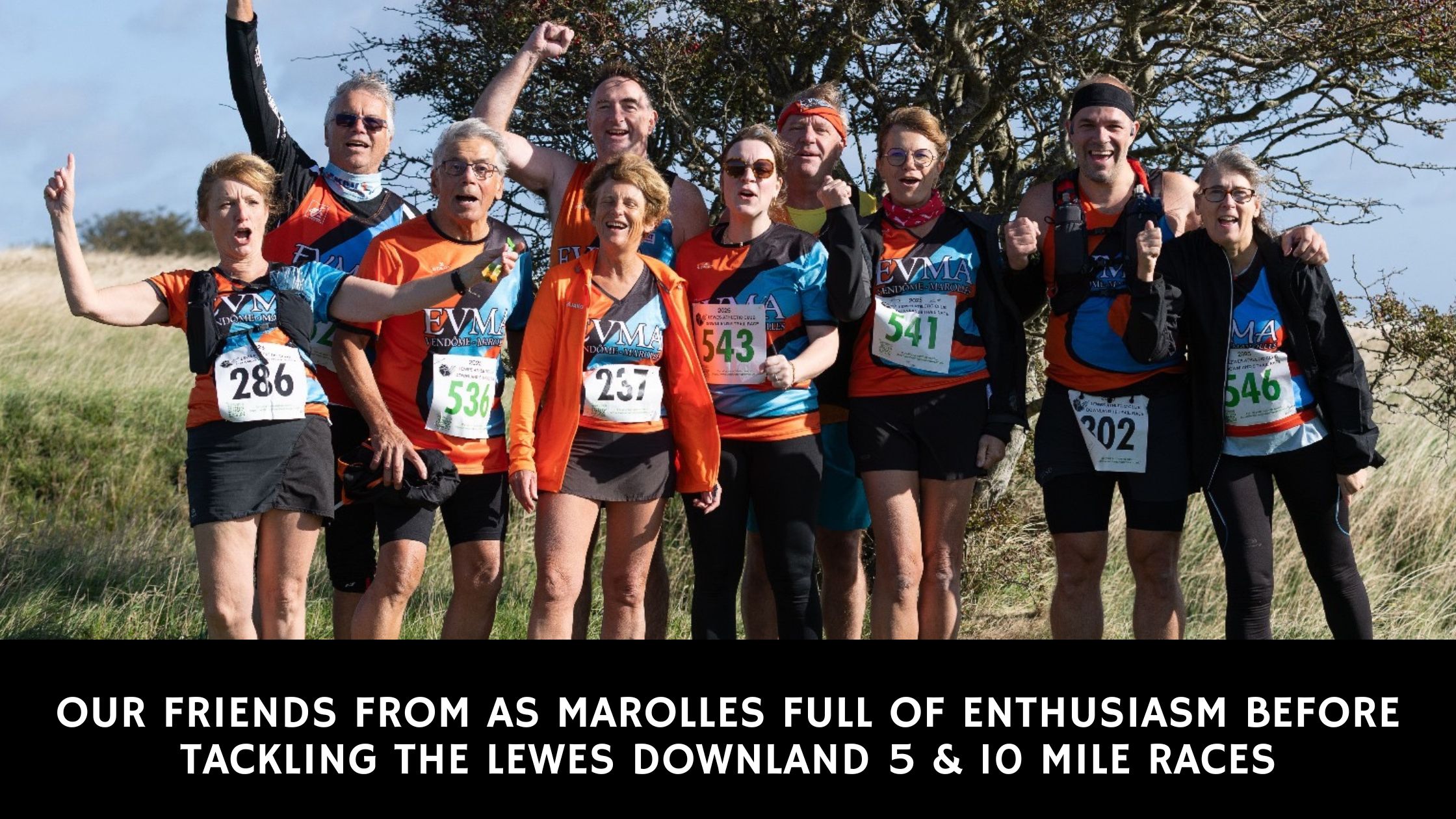 AS Marolles at the start of the Lewes Downland 10 miles race (2) AS Marolles at the start of the Lewes Downland 10 miles race (2)