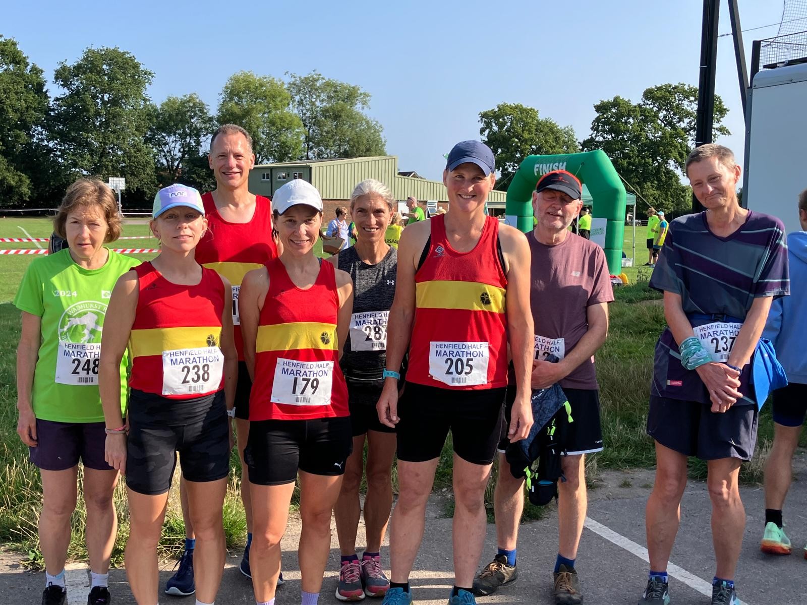 LAC members participate in the 2025 Henfield Half Marathon