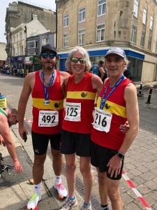 Lewes AC at the 2025 Sussex Grand Prix Hastings 5 miles