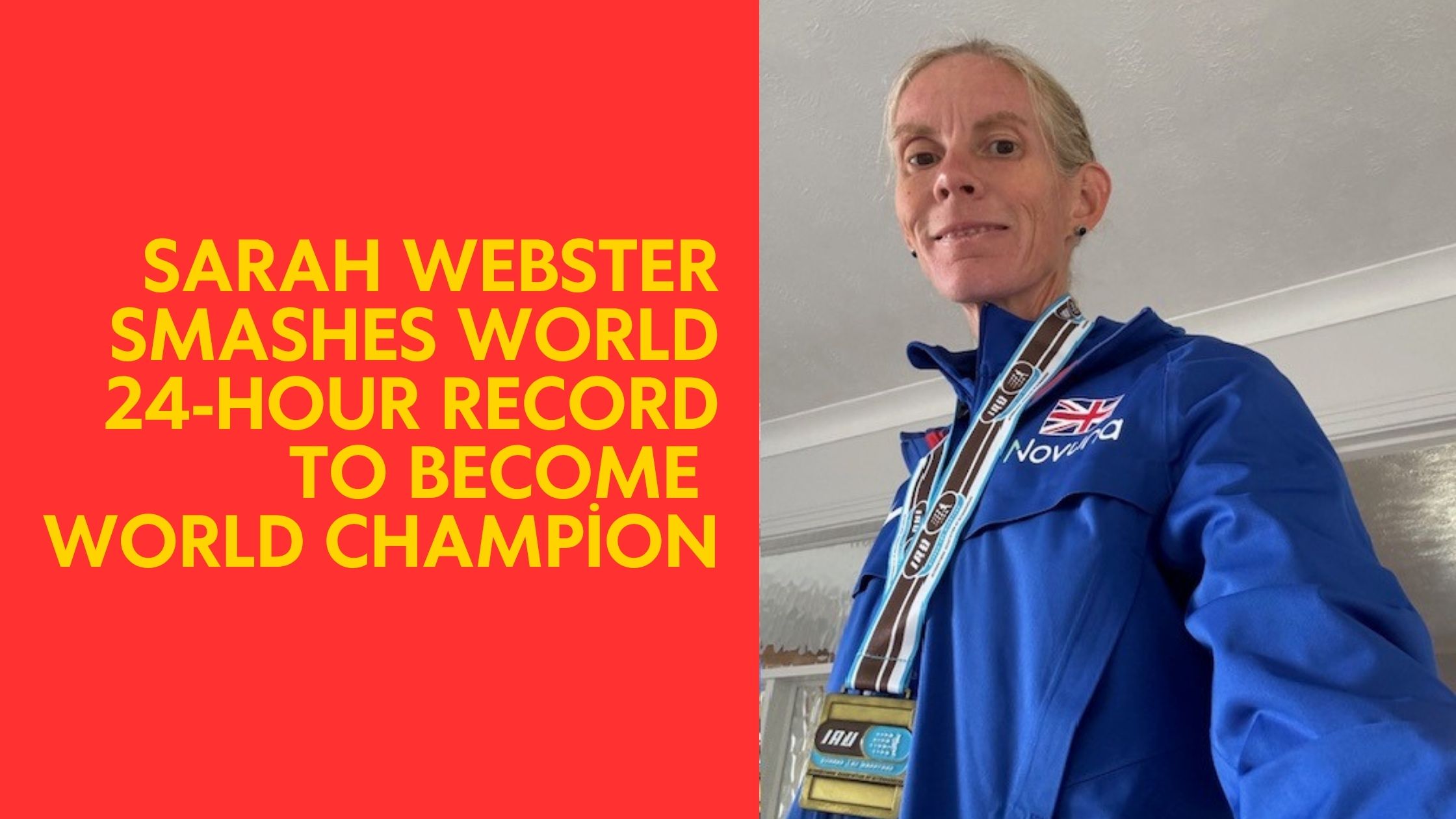 sARAH WEBSTER Lewes Athletic Club's Sarah Webster Smashes World 24-hour Record to Become World Champion