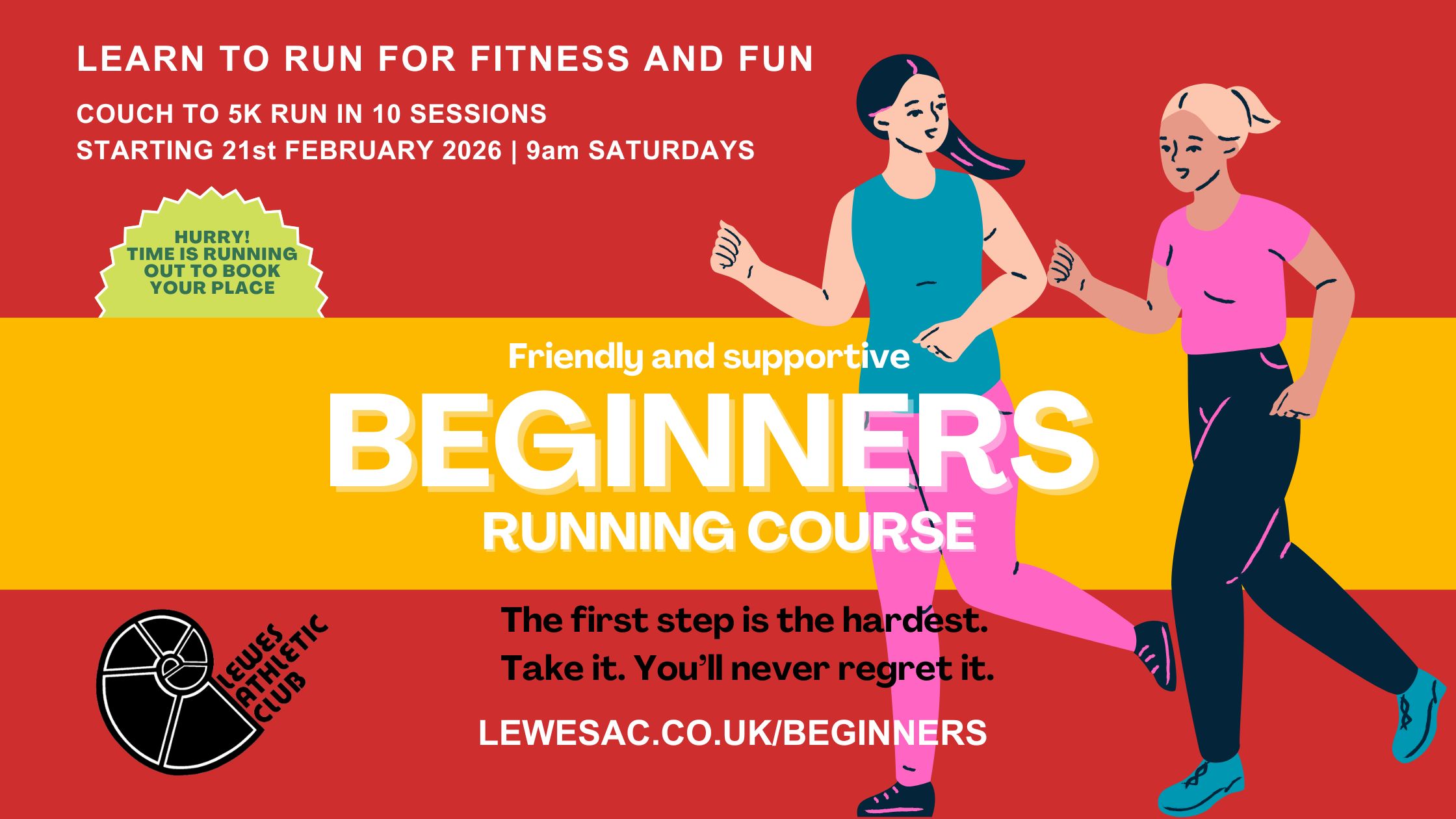 BEGINNERS PAGE RUNNING COURSE February 2026 BLOG BANNER 