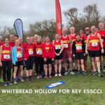 Lewes AC Lines up at the start of the 2025/2026 ESSCCL Whitbread Hollow Fixture