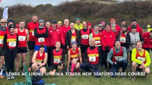 Lewes AC lining up on a tough new 2025/2026 ESSCCL Seaford Head course