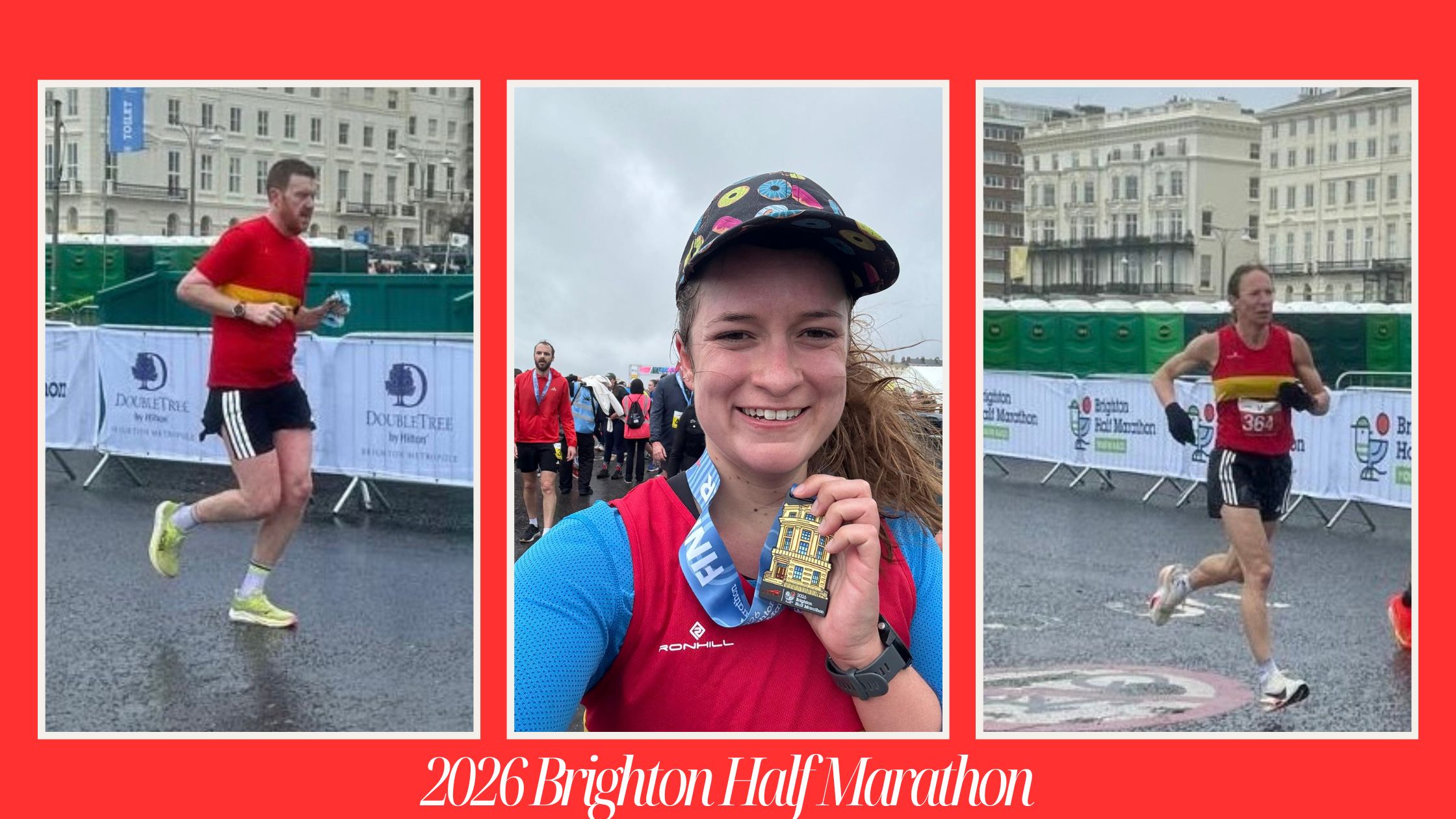 Lewes AC Members at the 2026 Brighton Half Marathon