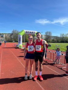 First man and first woman. 2026 Lewes Easter 10k