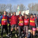 Lewes AC lines up at the start of the 2026 WSFRL Hangover 5