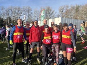 Lewes AC lines up at the start of the 2026 WSFRL Hangover 5