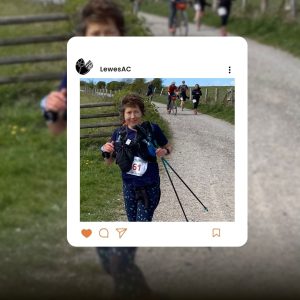 Lewes AC's Kate Seymour runs the 2026 SDW50