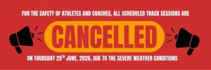 LAC Junior and adult track Cancellation (2)