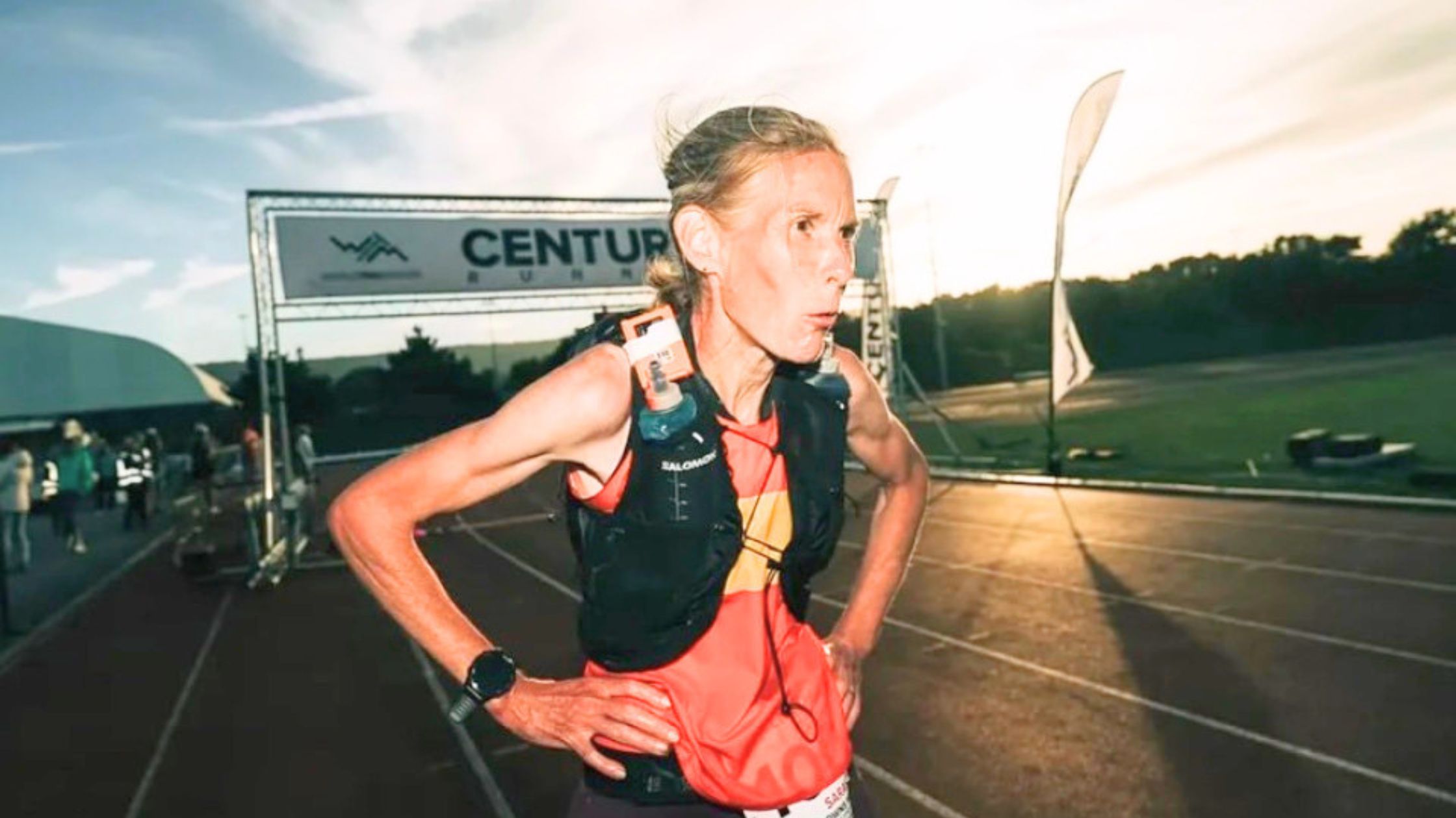 Lewes AC's Sarah Webster breaks the women's SDW 100 record