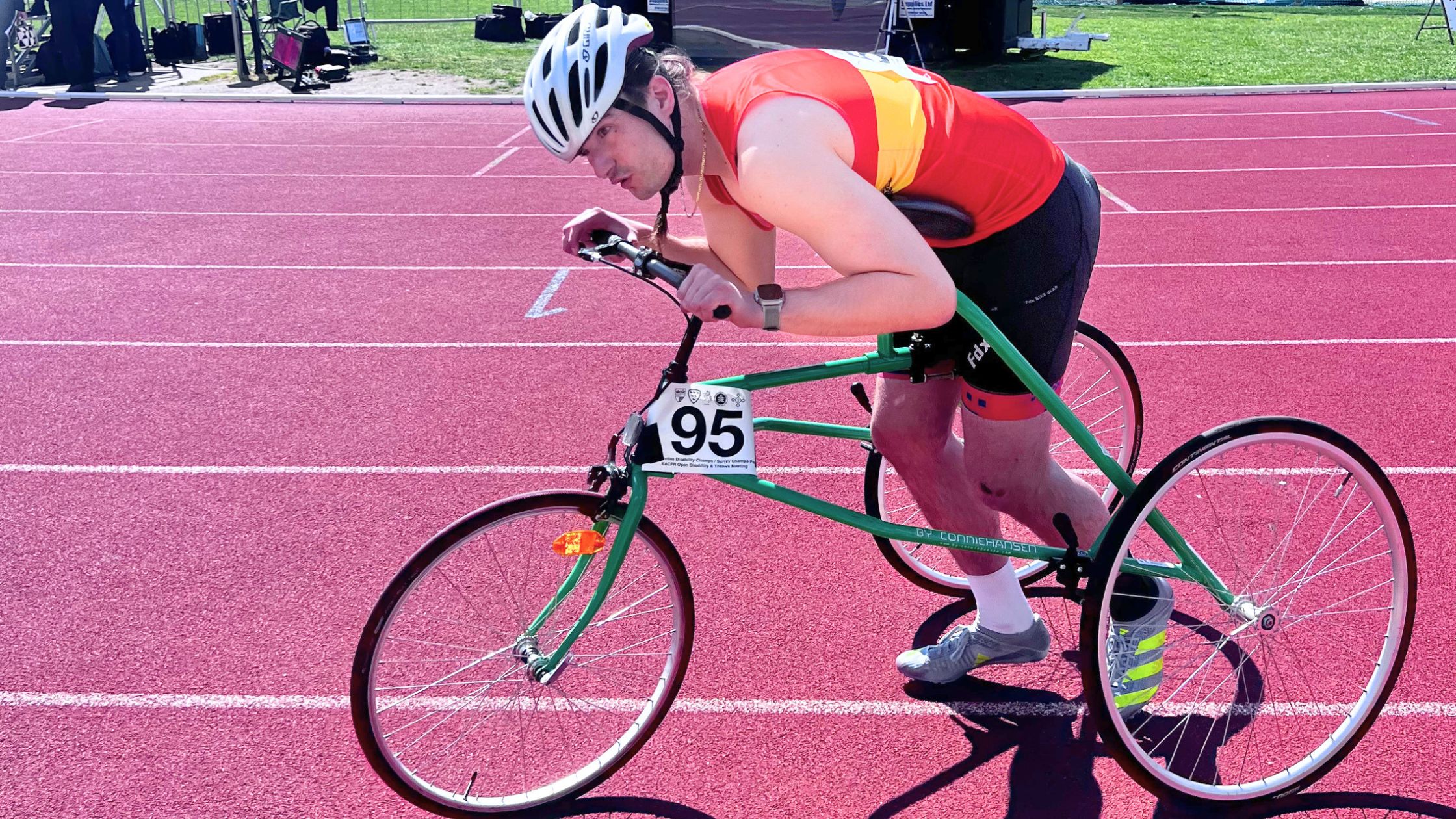 Triple County Frame Running Champion and Lewes AC member Noah Rees 