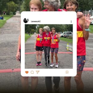 Lewes AC WV70 Team | Fiona, Caroline & Anita | 2026 Sussex AA Road Relay Championships