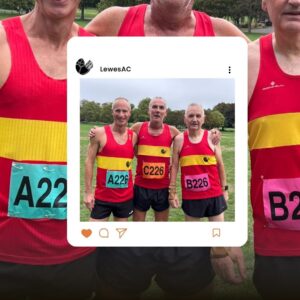 Lewes AC MV60 Team | Ian, Jonathan &amp; Nick | 2026 Sussex AA Road Relay Championships