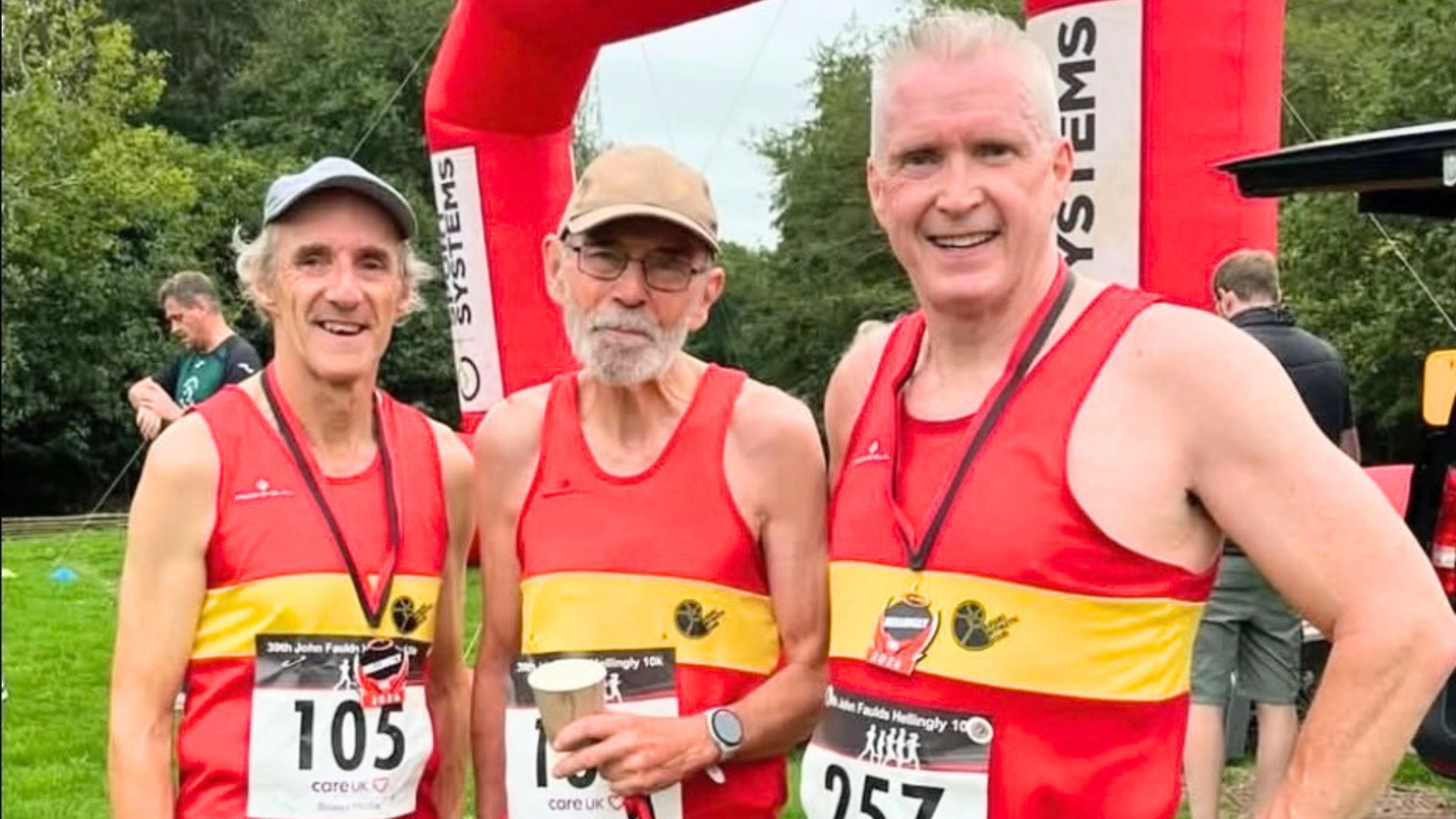 Lewes AC finishers at the 2026 Hellingly 10K