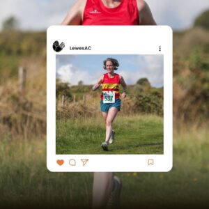 Lewes AC's Rebecca Stevens | Lewes Downland 5 Miles Race | First FV50-54